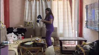 اليوم هفرجكوا على احلى نظافة الصالة بعد وقت طويل 