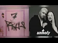 Lagu UNHOLY x 7 RINGS | Mashup of Sam Smith, Ariana Grande, Kim Petras