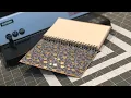 How to coil bind and hide coil behind inside cover of book