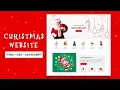 Create A Responsive Christmas Website Design - HTML CSS SASS And Vanilla JavaScript