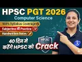 Let s Start HPSC PGT Computer Science 2026