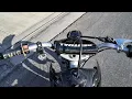 Top speed run on my honda c r f 70