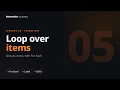 Looping over Items with the For Each Node