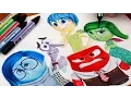 INSIDE OUT Drawing Riley s Emotions Sadness Fear Joy Anger Disgust Disney Pixar Speed Art How