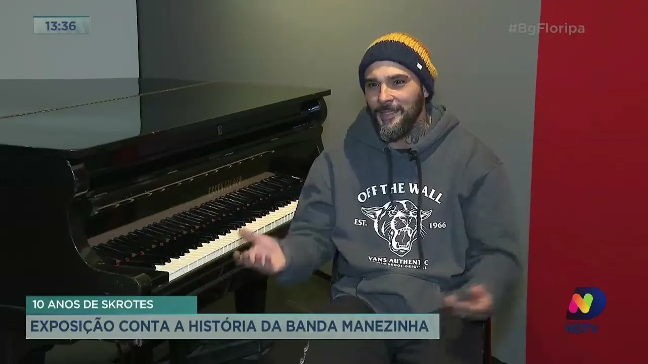 10 anos de Skrotes: exposição conta a história da banda manezinha