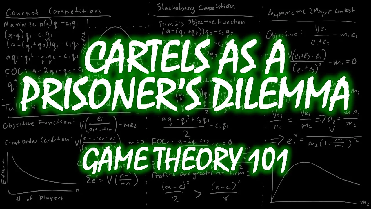 Cartels as a Prisoner's Dilemma | Microeconomics by Game Theory 101
