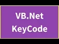 VB Net KeyCode