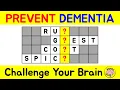 Prevent Dementia Crossword Puzzles Fun Brain Exercise
