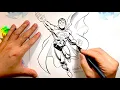 How to Draw SUPERMAN Comic Book Artist Walden Wong How to easily Draw the Man Of Steel tutorial