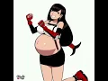 Huge belly  Tifa