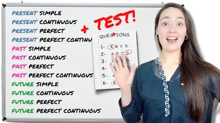 ALL 12 ENGLISH TENSES IN 1 HOUR TEST 