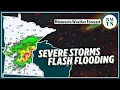 Where severe storms and flash flooding are possible in Minnesota this week