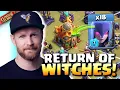 Download Lagu Level 7 Witches are INSANE! TH16 deleted by 18 WITCH ATTACK! Clash of Clans