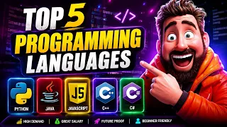 Top 5 Programming Languages You MUST Learn in 2026 Python Java JavaScript C C