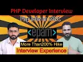 PHP developer interview Php jobs in MNC salary experience