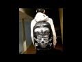 Fashion punk bag skull rivet backpack