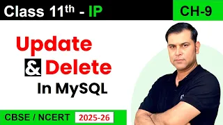 Update and Delete Query in MySQL More DML Commands Class 11 IP Practical Explanation