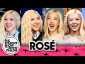 Download Lagu ROSÉ Shows Jimmy the APT. Drinking Game, Plays an Intense Game of Charades with Kate McKinnon