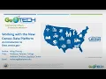 Working with the New Census Data Platform An Introduction to Data census gov