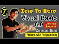 how to use command button in vb 6 0 Lecture no 7 only paid student by sir majid ali