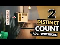 Easy way to get Distinct Count in Pivot Tables