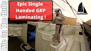 Ep171 Epic Single Handed Laminating Sessions – Catamaran Build
