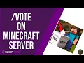 How to setup vote on your Minecraft server VotingPlugin