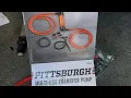 Pittsburgh multi-use transfer pump Harbor Freight on 2000 Ford e250 van project bad gas