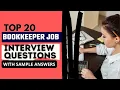 Bookkeeper Job Interview Questions and Answers for 2026
