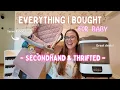 Everything I Bought for Baby Thrifted Secondhand Saving 1000s - First Time Mom 2025