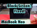 MacBook Neo Black Screen Screen Won t Turn On Fixed