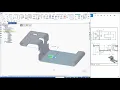 Solid Edge sheet metal tutorial - Bracket