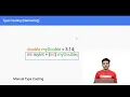 Java Placement Course Type Casting Taking User Inpute Lecture 4