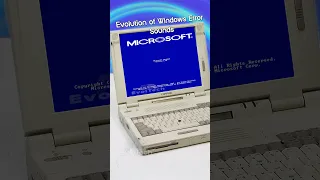 Evolution Of Windows Error Sounds PC Edition 1985 2020 