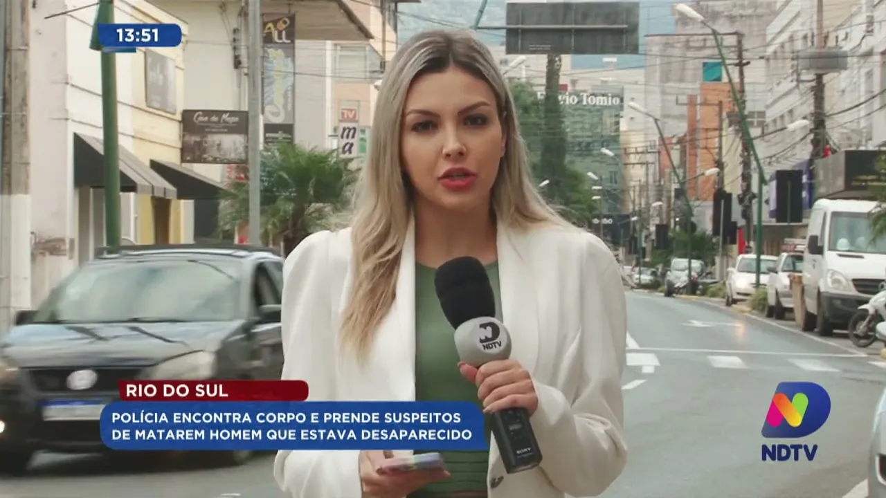 Rio do Sul: polícia encontra corpo e prende suspeitos de matarem homem que estava desaparecido