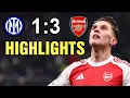Lagu Inter Milan vs Arsenal 1-3 Highlights \u0026 All Goals (UEFA Champions League) Inter Arsenal