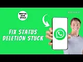 Download Lagu CARA MEMPERBAIKI APLIKASI WHATSAPP YANG TERJEBAK SAAT DIHAPUS SAAT MENGHAPUS MASALAH STATUS WHATSAPP TERPECAHKAN