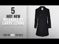 Hot New Larry Levine Women Clothing 2018 LARRY LEVINE Women s Single Breasted Notch Collar Wool