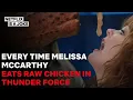 Video di Every time Melissa McCarthy Eats Raw Chicken In Thunder Force