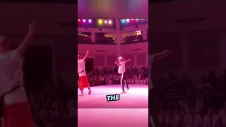 Breakdancer Stuns Shaolin Master On Stage With Epic Moves 
