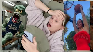 reacting to my Cursed Feed... i'm sorry