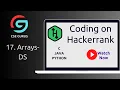 17 Arrays - DS