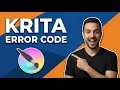 Krita Error Code Easy Fix Guide
