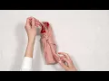 Furoshiki tutorial - how to wrap a bottle