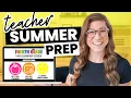 10 Things Teachers Can Do in the Summer to Make Back to School Easier