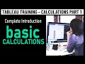 Learn Tableau Basic Calculations Calculated Fields in Tableau with 10 examples Part 1