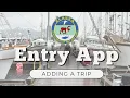 3 Entry App Adding A Trip