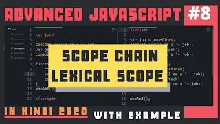 Scope Chain Lexical Scoping in JavaScript in Hindi Advanced JavaScript in Hindi