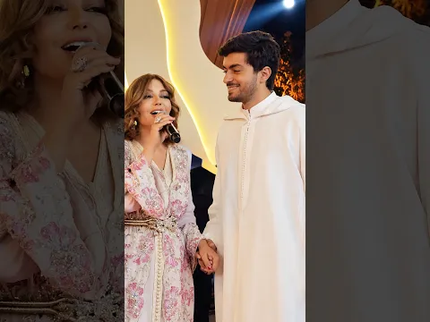 سميرة سعيد في فرح ابنها الوحيد شادي وتهديه اغنية وليدي ❤️❤️