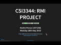CSI3344 A2 RMI Project